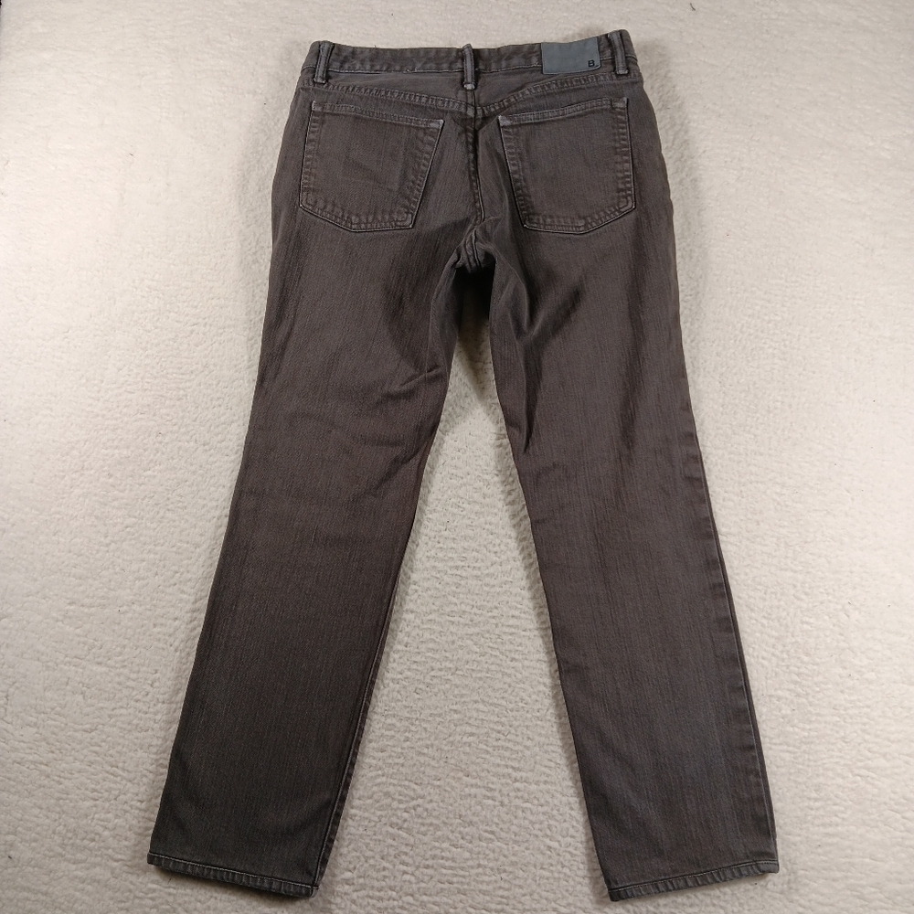 Bonobos Jeans Mens 34x32 (32x30) Gray Travel Jean Slim Straight Stretch - Picture 7 of 15